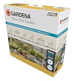 Gardena Micro-Drip-System Tropfbewässerung Set Balkon (15 Pflanzen): Starter-Set sofort...