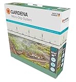 Gardena Micro-Drip-System Tropfbewässerung Set Gemüse-/Blumenbeet (60 m²): Starter-Set sofort...