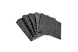 Terrassenpads 90 x 90 mm x 3mm 6mm 8mm 10mm 20mm | Unterleger aus Gummigranulat | Stärke und Menge...