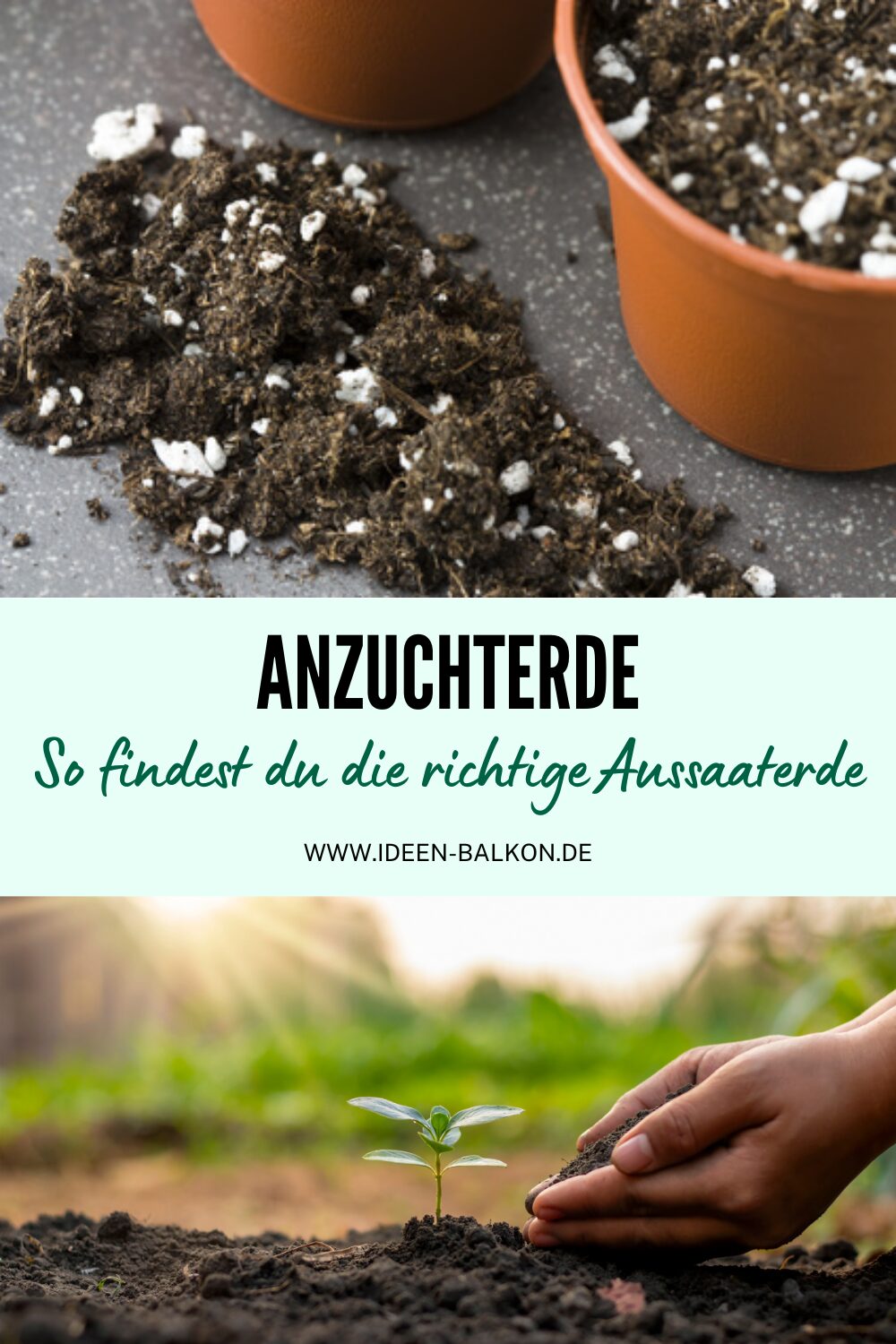 Anzuchterde/Aussaaterde Alle Tipps auf IdeenBalkon.de