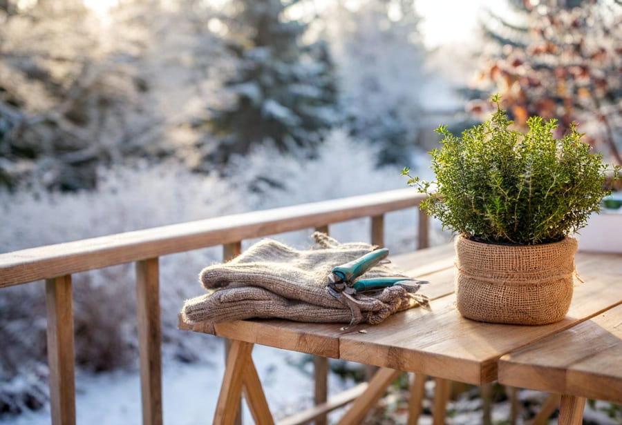 Balkon winterfest machen Eine umfassende Checkliste für den Frost